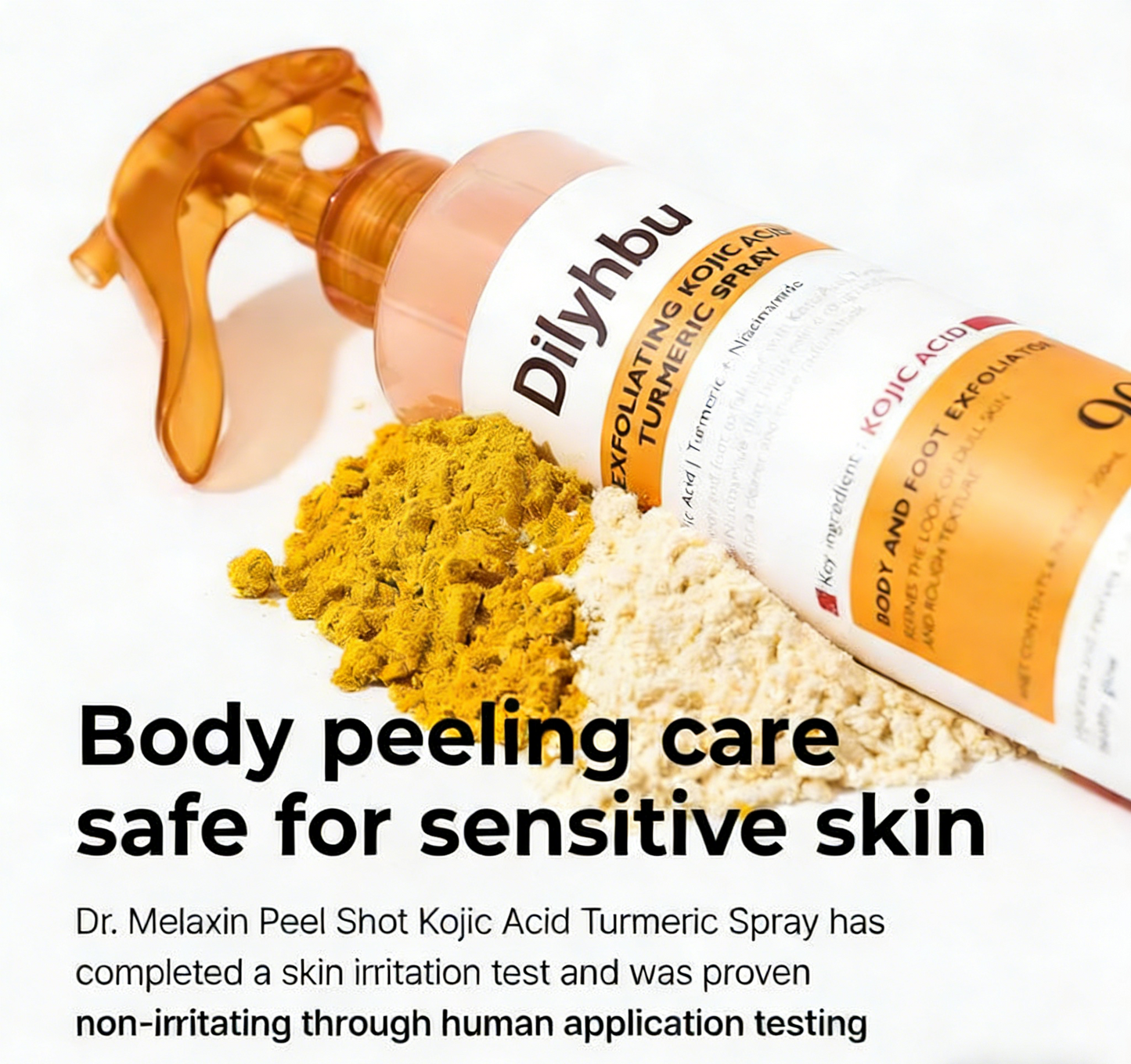 Peel Shot Keratin Care Kojic Acid Turmeric Spray  Pore Clearing Exfoliating Formula Skin Repair Scrub