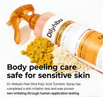 Peel Shot Keratin Care Kojic Acid Turmeric Spray  Pore Clearing Exfoliating Formula Skin Repair Scrub
