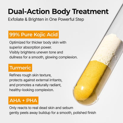 Peel Shot Keratin Care Kojic Acid Turmeric Spray  Pore Clearing Exfoliating Formula Skin Repair Scrub