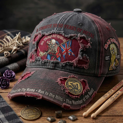 Iron Maiden 50th   Anniversary Tribute Cap